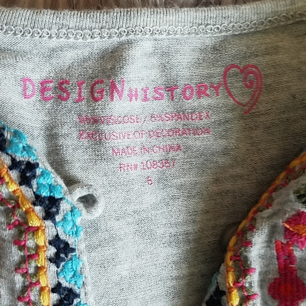Girls embroidered dress - Picture 3 of 3